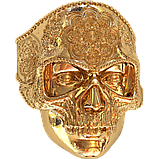 Кільце Срібне обличчя в масці з Мандалою, фото 2