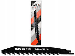 Полотно Для Сабельної Пилки по Газобетону 215 мм 2TPI YATO (YT-33960)