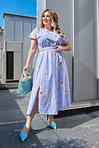 Сукня міді коттон БАТАЛ, фото 2