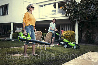 Повітродувка акумуляторна Greenworks G40ABK2 з АКБ 2Ah і ЗП, фото 5