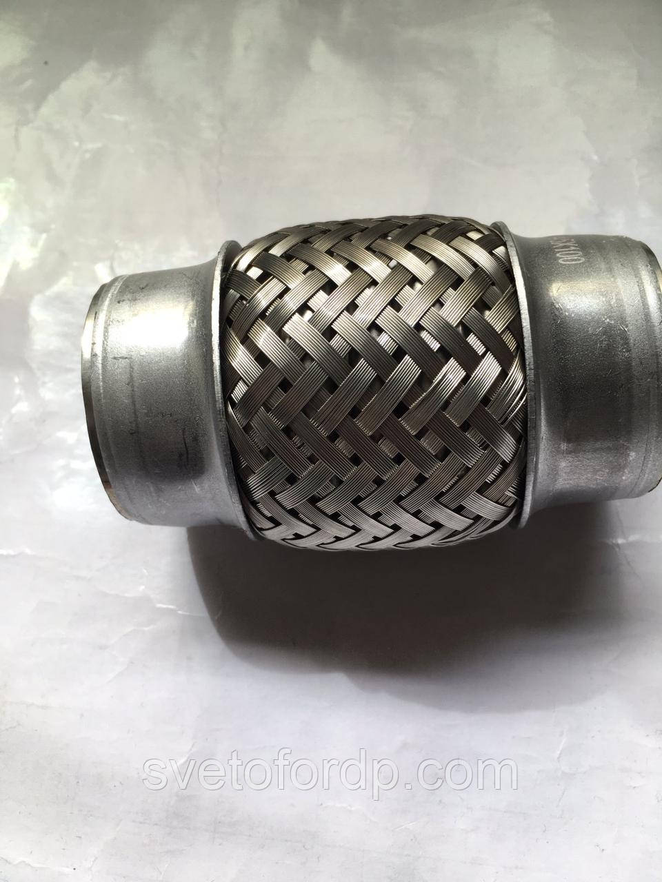 Гофра глушника 50х100 (3-шарова) (довга) A50100, Польша, AGK, фото 1