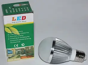 Світлодіодна лампа LED 3 Вт/220 В Енергоощадна лампочка ⁇ Led лампа E27, фото 1
