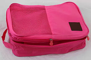 Органайзер для взуття Travel Shoes Pouch Ver.2 Рожевий, фото 5