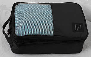 Органайзер для взуття Travel Shoes Pouch Ver.2 Чорний, фото 3