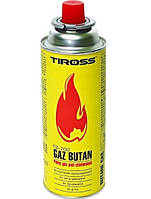 Газовий Балончик 227 гр Картридж Цанговий Tiross TS-700 для портативных газовых плит, горелок и обогревателей