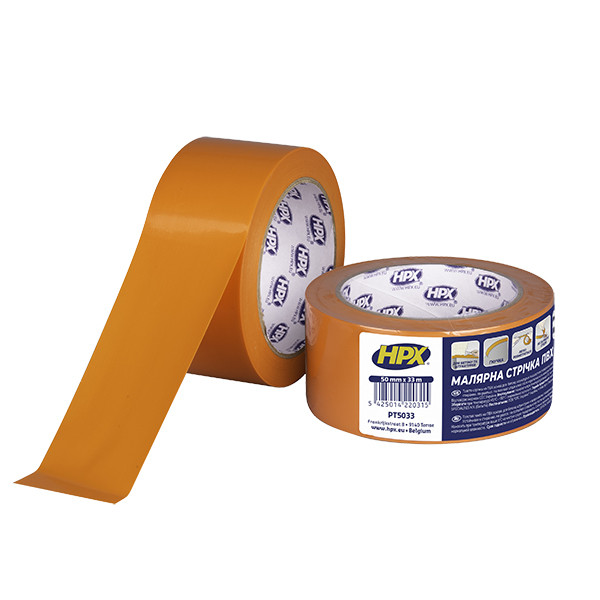 Малярная ПВХ лента HPX - 50мм х 33м - для штукатурки и бетона