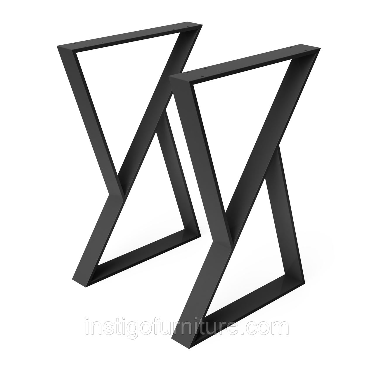Опора ніжка для столу з металу 500×70mm, H=730mm