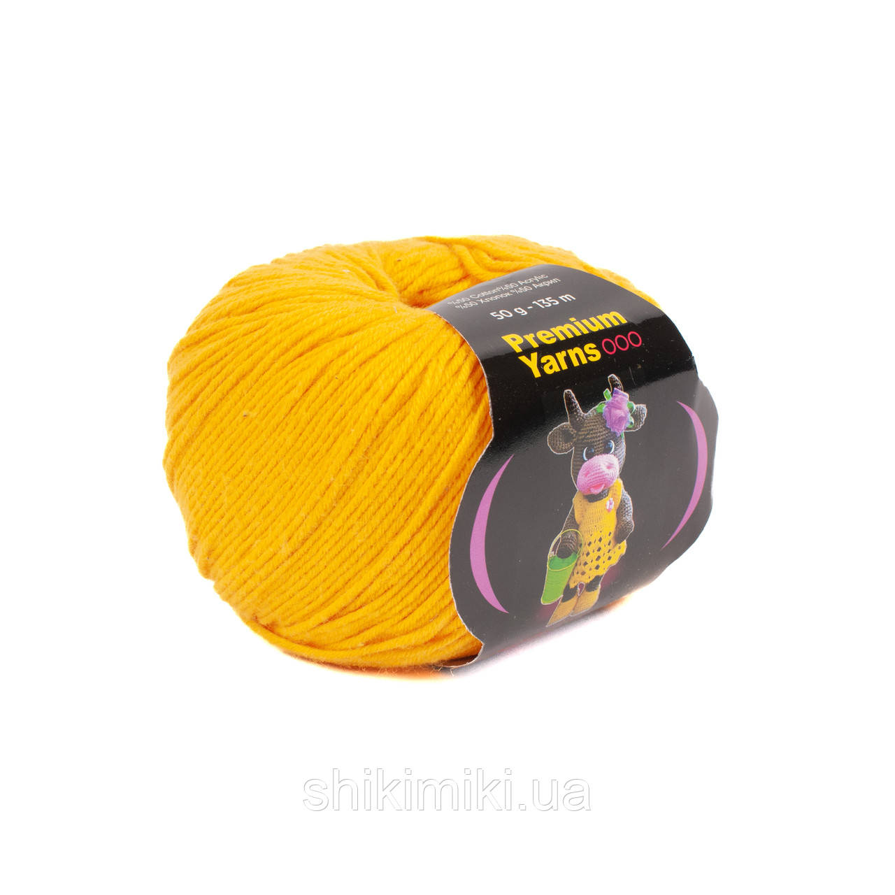 Трикотажний шнур Amigurumi Toys, колір жовток