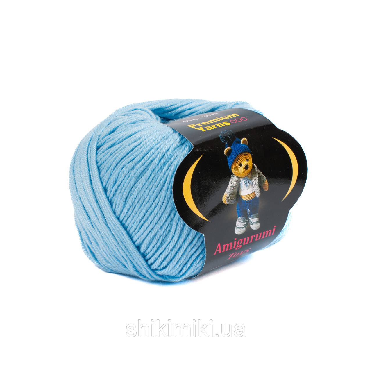Трикотажний шнур Amigurumi Toys, колір блакитний