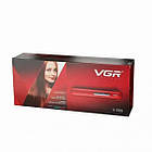 Випрямляч Перезаряджуваний Hair Straightener VGR V-585 Червоний, фото 4