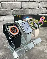 Смарт Часы GS8 Max Series 8 Apl Watch, голосовой вызов, уведомления, шагометр безрамочный экран