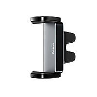 Тримач підставка для телефону планшету Baseus Steel Cannon 2 на вент решітку автомобільний, колір чорний