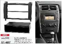 1-DIN переходная рамка MERCEDES-BENZ A-klasse 2004-2012, В-klasse 2005-2011, Vito, Viano, CARAV 11-497