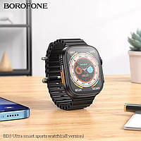 Смарт-часы спортивные Borofone BD3 Ultra (call version), цвет черный