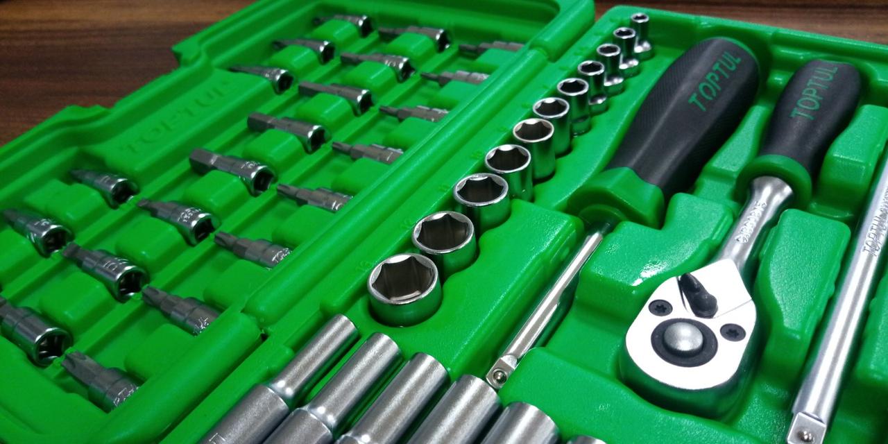 Набір інструменту 1/4" 46ед. TOPTUL GCAI4601