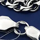 Срібний чоловічий ланцюжок плетіння бісмарк 925 проби 60 см, фото 6
