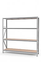 Стелаж для складу, архіву, магазину. SN п. 2500х1720х600 мм оц 4 яруси оц полиця ДСП