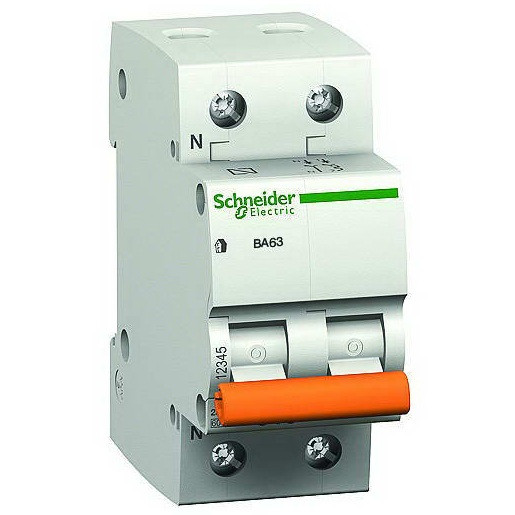 Автоматичний вимикач ВА63 2р 16А, С (будинковий) Schneider Electric