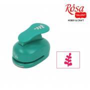 Фігурний дирокол Листочок №1 3.8 см ROSA TALENT 881568
