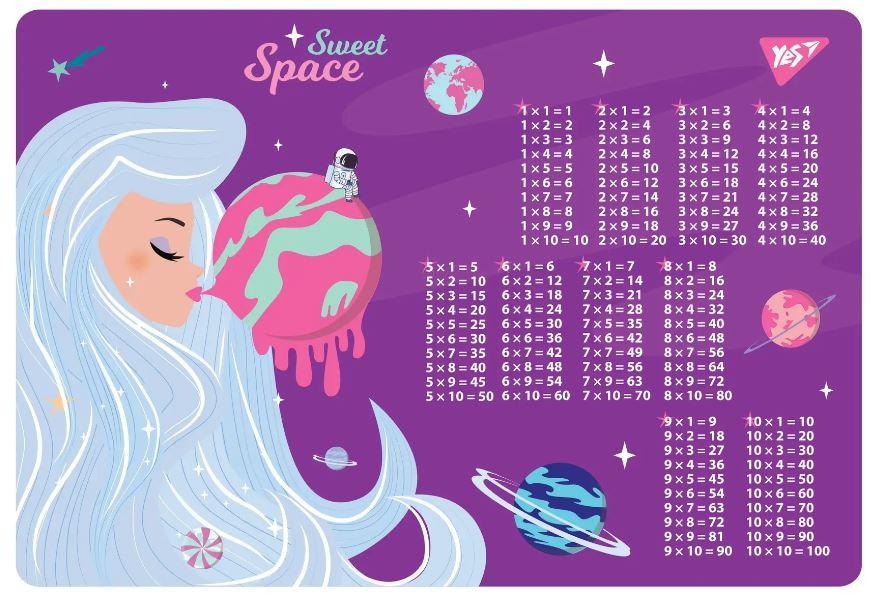 Підкладка на стіл Yes пластикова 42,5*29см англ. Cosmos 492040, фото 1