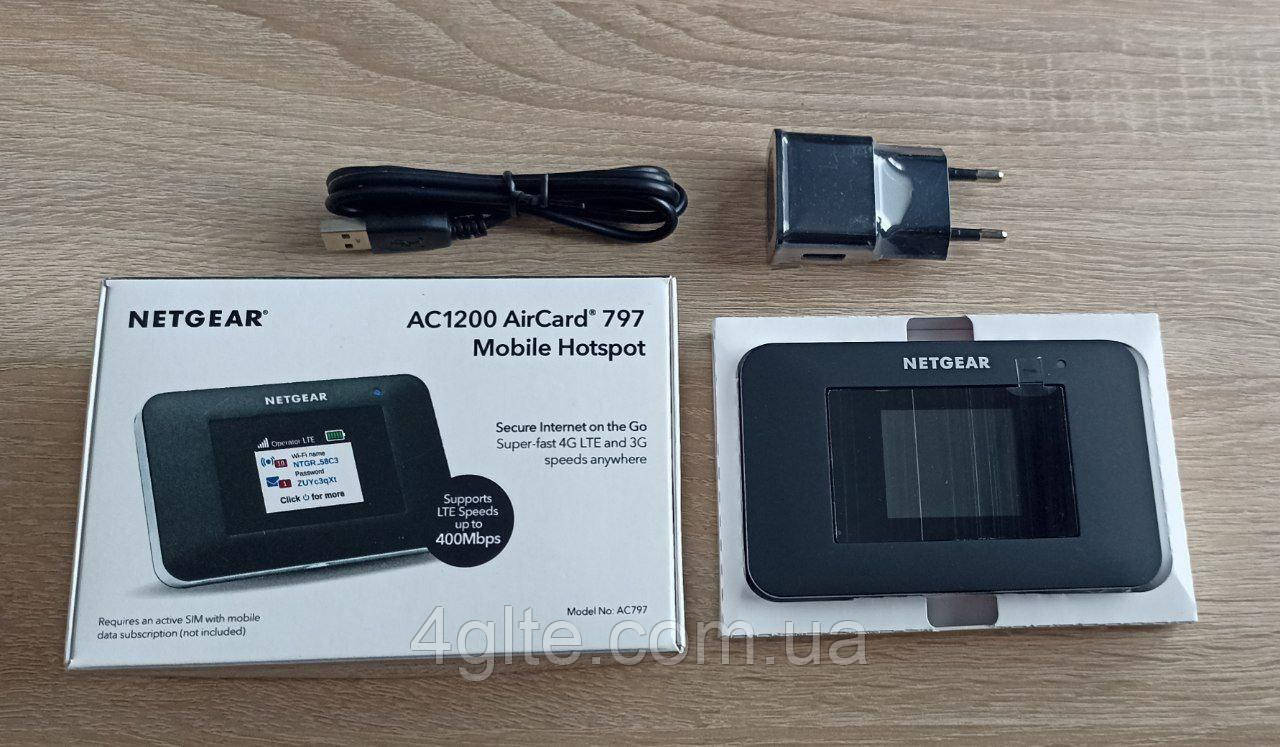 4G LTE роутер Netgear AC797S Original AC1200 (Посилений акумулятор 4340 мАг), фото 1