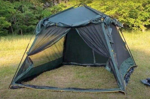 Похідний шатер туристичний з москітною сіткою, Великі тенти-шатри для кемпінгу Tramp, Тент-шатер альтанка
