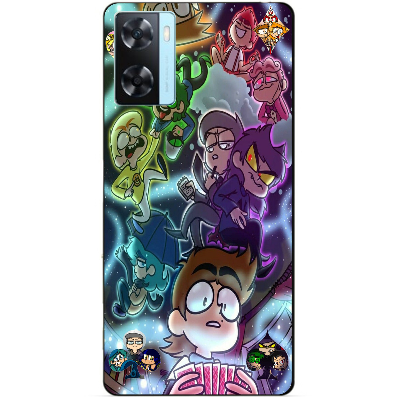 Силіконовий бампер чохол для Oppo A57s аніме 13 карт