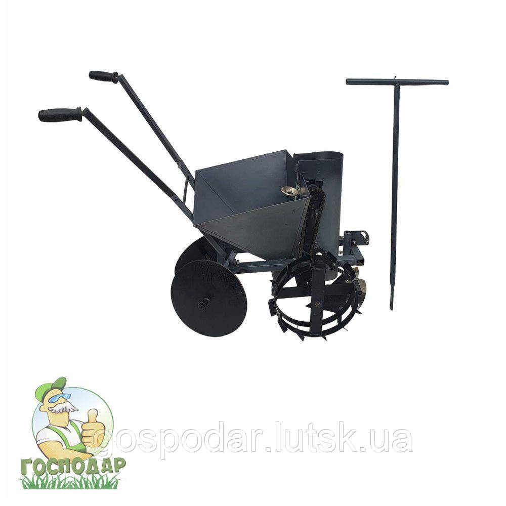 Картоплесаджалка ручна, ручна саджалка для картоплі з бункером, фото 1