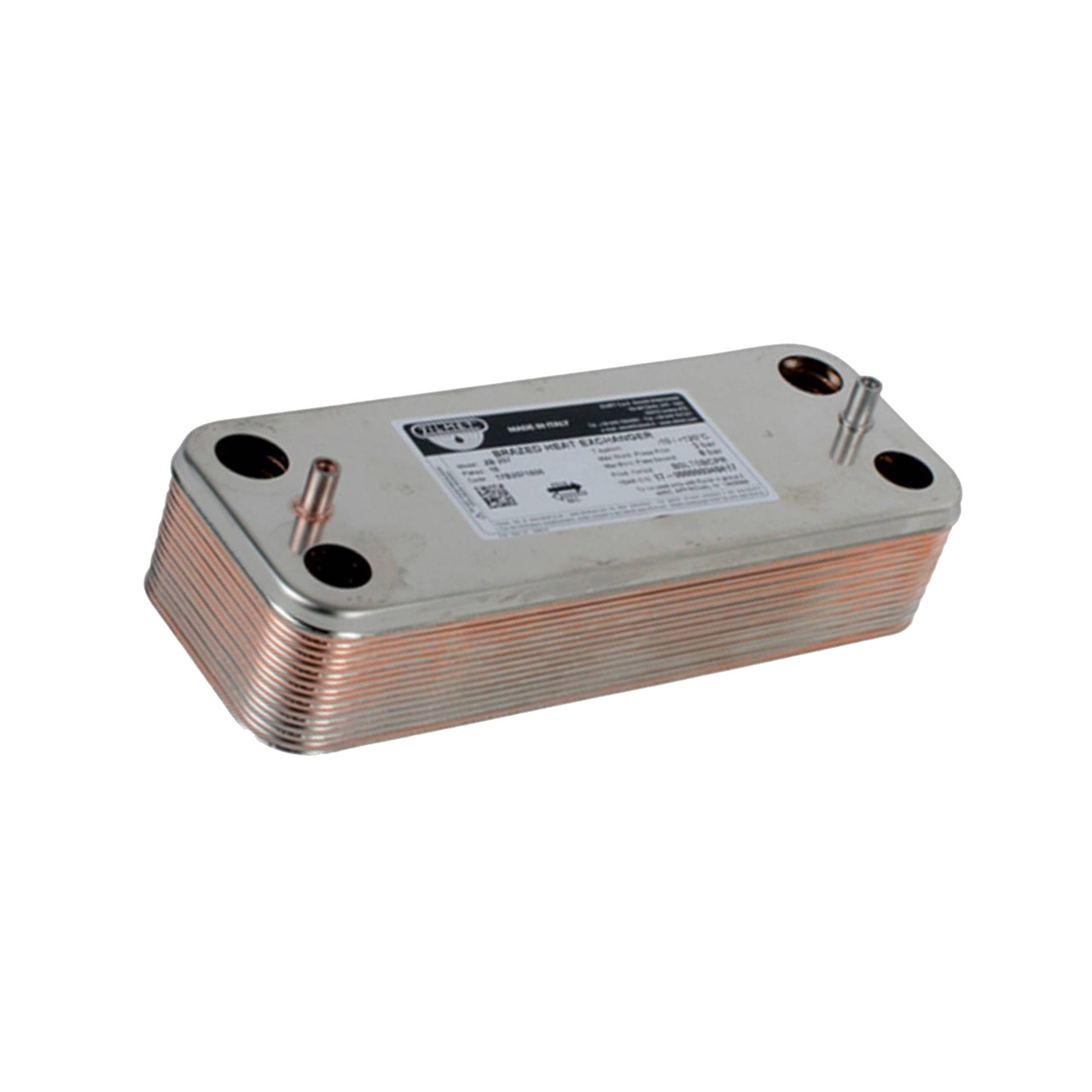 Теплообмінник Zilmet 14 пластин на газовий котел Baxi Westen 711613000