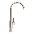 Мийка кухонна Lidz 5845 + кран для кухні Lidz + душова панель Lidz + кран для раковини Aria 001F, фото 9