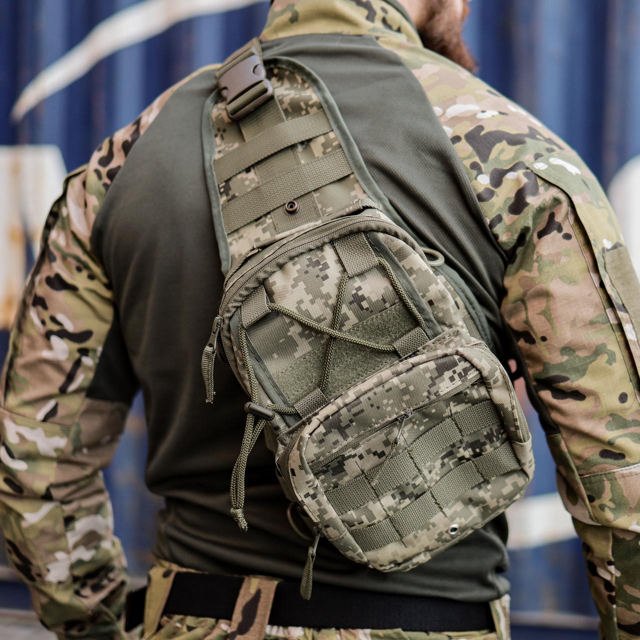 Сумка поясна Armor II піксель 7л, фото 1