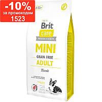 Brit Care Grain Free Mini Adult беззерновой гипоаллергенный корм для взрослых собак миниатюрных пород 7кг