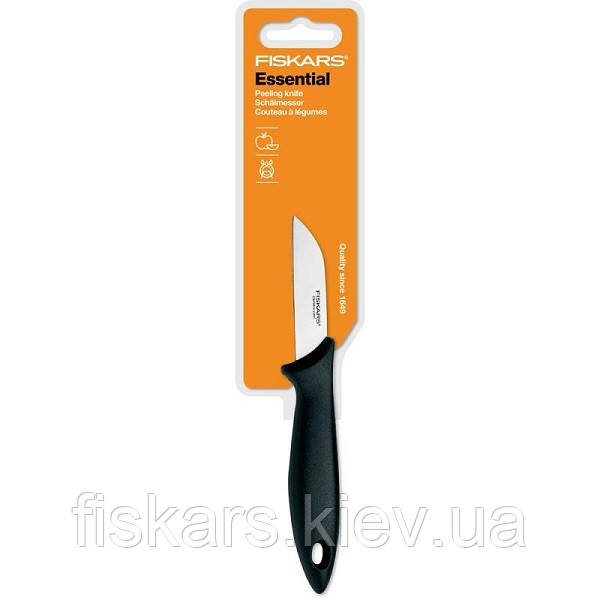 Ніж для очищення Fiskars Essential 7 см (1023780)