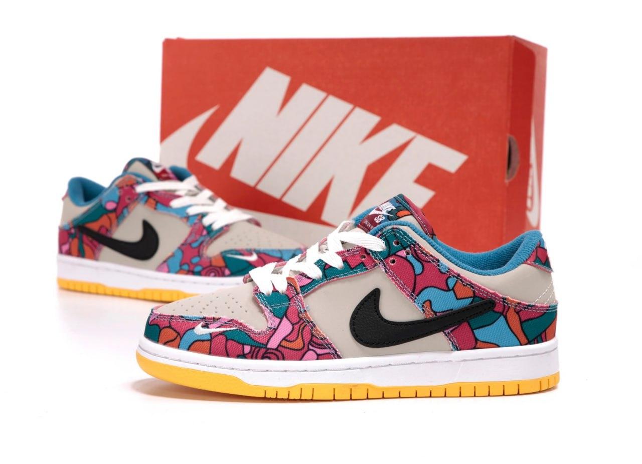 Чоловічі Кросівки Nike SB Parra Dunk Low SB  Abstract Art 40-41-42-43-44-45