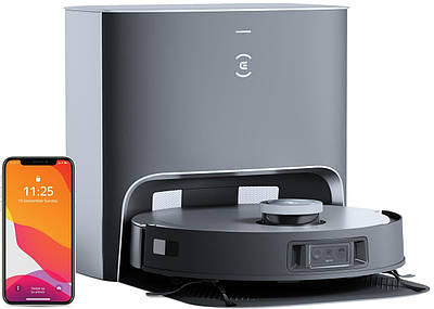 Робот-пилосос з вологим прибиранням ECOVACS DEEBOT X1 PLUS Black (DEX55)