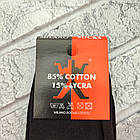 Шкарпетки жіночі високі весна/осінь р.36-40 чорні MILANO ДУКАТ 30037766, фото 4