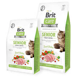 Brit Care(Брит Кеа) Cat GF Senior Weight Control (для літніх+контроль ваги) 400 гр