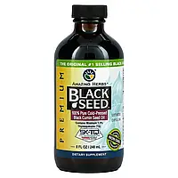 Amazing Herbs, Black Seed, 100% чистое масло семян черного тмина холодного отжима, 240 мл (8 жидк. унций) Киев