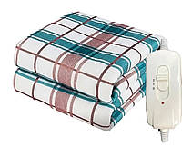 Електропростинь с подогревом Electric blanket полуторная 120х160 см, 500г/м, 2 г. гарантии