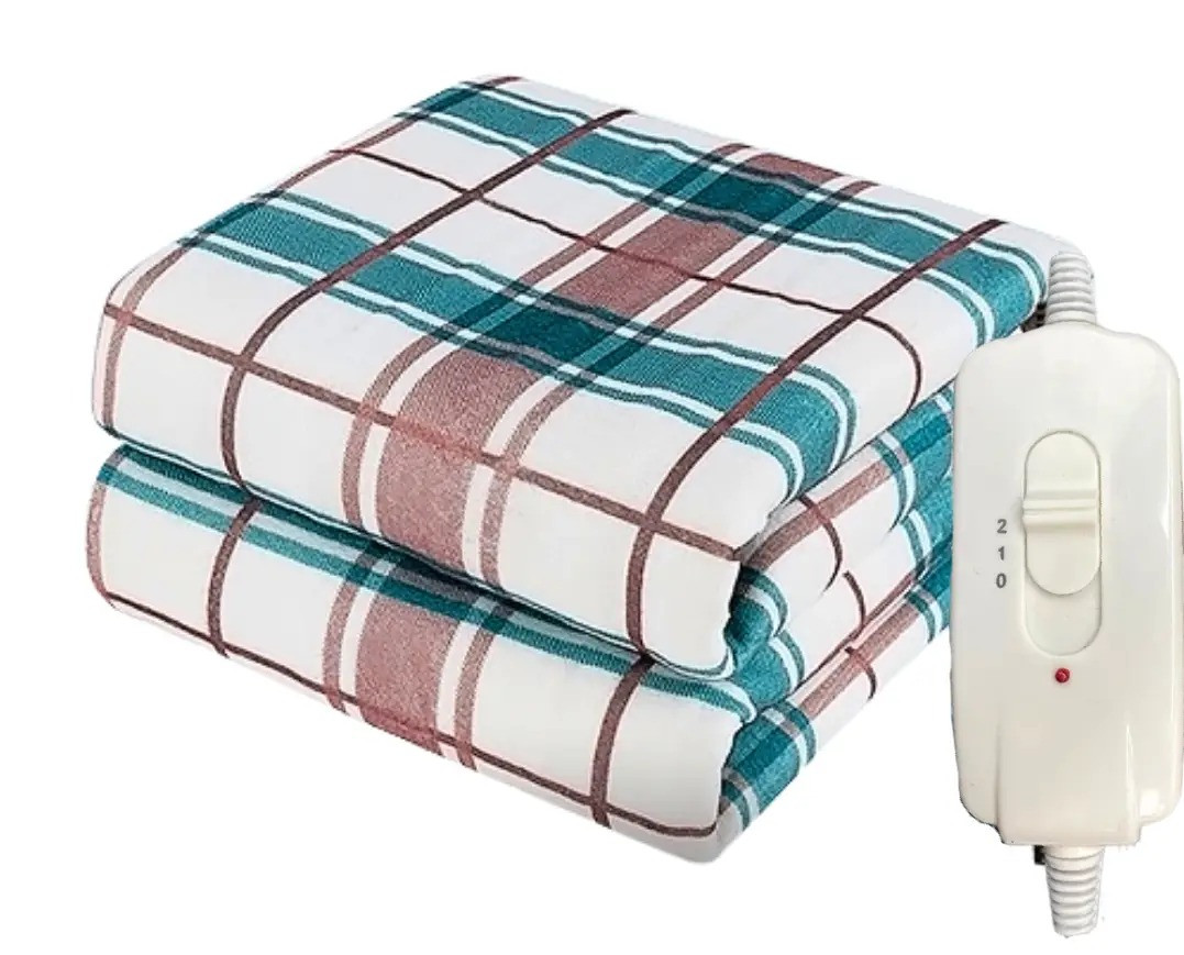 Електропростинь с подогревом Electric blanket полуторная 120х160 см, 500г/м, 2 г. гарантии - фото 1 - id-p1807480987