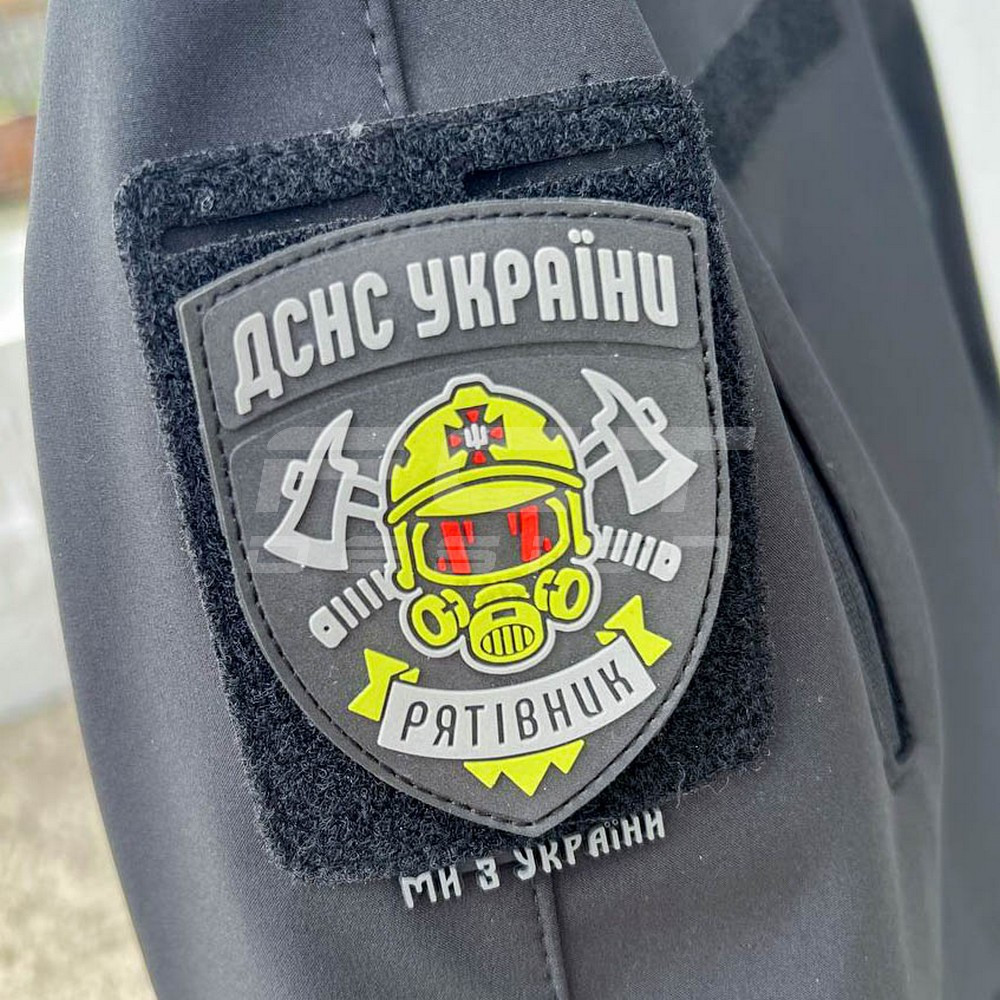 Шеврон/патч гумовий ПВХ ДСНС рятівник