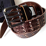 Кожаный ремень | Подарок мужчине | Шкіряний ремінь | Пояс, фото 5