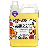 ZUM, Zum Clean, ароматерапевтическое мыло для стирки, сладкий апельсин, 0,94 л (32 жидких унции) в Украине