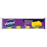 Губки кухонные Vortex 10 шт. (4823071614398) - Топ Продаж!