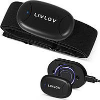 Монитор сердечного ритма LIVLOV V8 нагрудный ремень Bluetooth 5.0 ANT пульсометр IP67