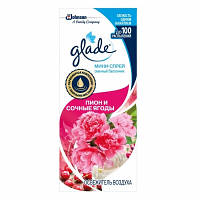 Освежитель воздуха Glade Пион и сочные ягоды мини-спрей сменный баллон 10 мл (5000204084214) - Топ Продаж!