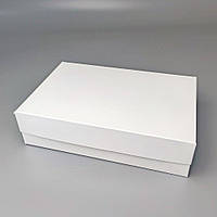 Коробка для сладостей 23х15х6 см. (без окошка белая)