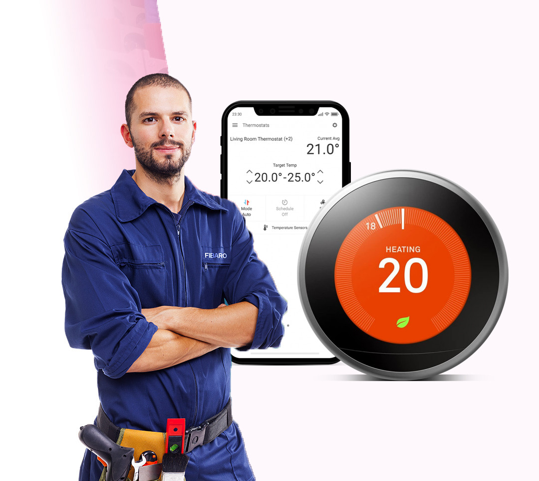 Встановлення та налаштування термостату Google Nest