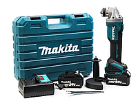 Аккумуляторная болгарка Makita DGA 404 (24V 5A) безщеточная. УШМ Макита, угловая шлифмашина, турбинка