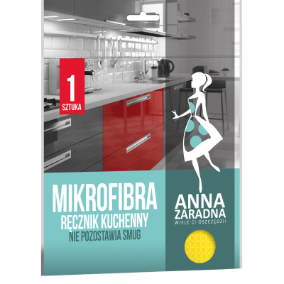 Серветки для прибирання Anna Zaradna рушник кухонний кухонний із мікрофібри 1 шт. (5903936017669)